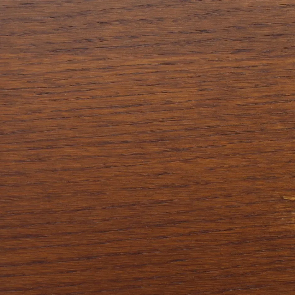 Eero Saarinen Tulipánový stůl H 73 oválný z tmavě mořeného ořechového dubu Made in Italy - Scarlet Viadurini