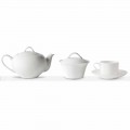 Stohovatelné čajové šálky snídaňová služba 14 kusů v porcelánu - Romilda