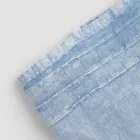 Italský luxusní design světle modrá těžká lněná osuška - jojoba Viadurini