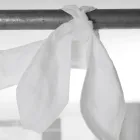 Bílé prádlo a organza závěs s elegantním italským designem výšivkou - Oceanomare Viadurini