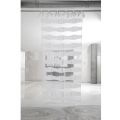 Záclona z bílého lnu a organzy s výšivkou elegantního designu - Oceanomare