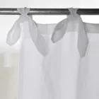 Závěs v bílé nebo retro světlé povlečení a organza s luxusními kravatami - Karnak Viadurini