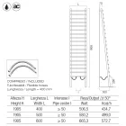 Černý hydraulický chladič z uhlíkové oceli vyrobený v Itálii - Raggio Viadurini
