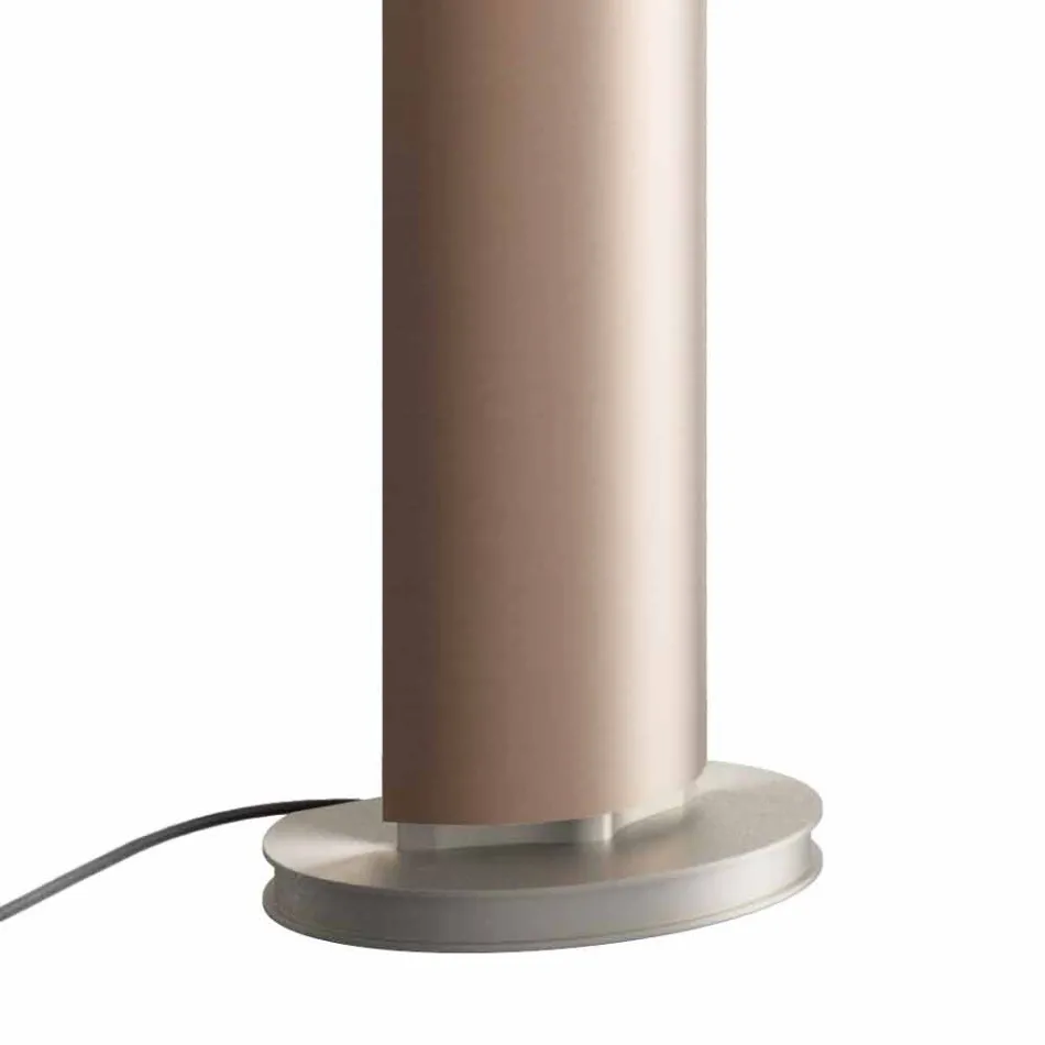 Podlahový elektrický radiátor s jednoduchým nebo dvojitým LED designem při 500 W - Stilus Viadurini