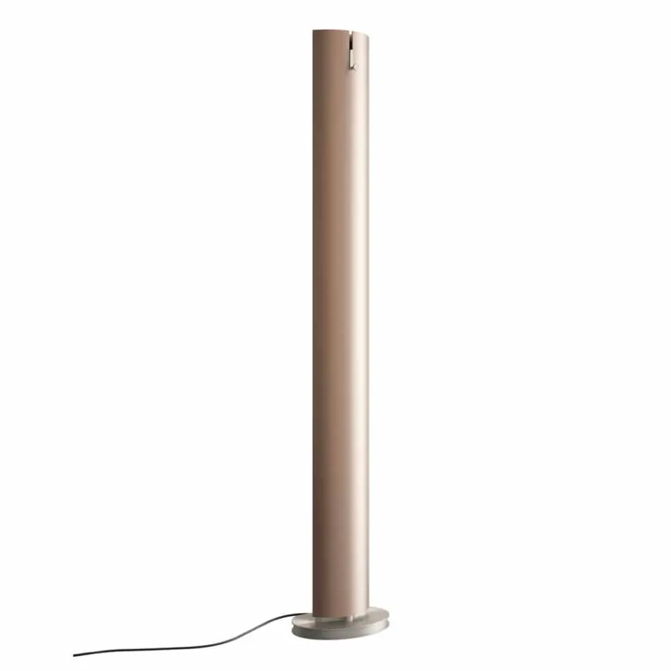 Podlahový elektrický radiátor s jednoduchým nebo dvojitým LED designem při 500 W - Stilus Viadurini