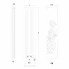 Termoarredo elektrické vana vyrobena v Itálii New Dress Scirocco H Viadurini