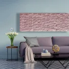 Dekorativní radiátor s hydraulickým systémem v italském mramorovém prášku - Terraa Viadurini