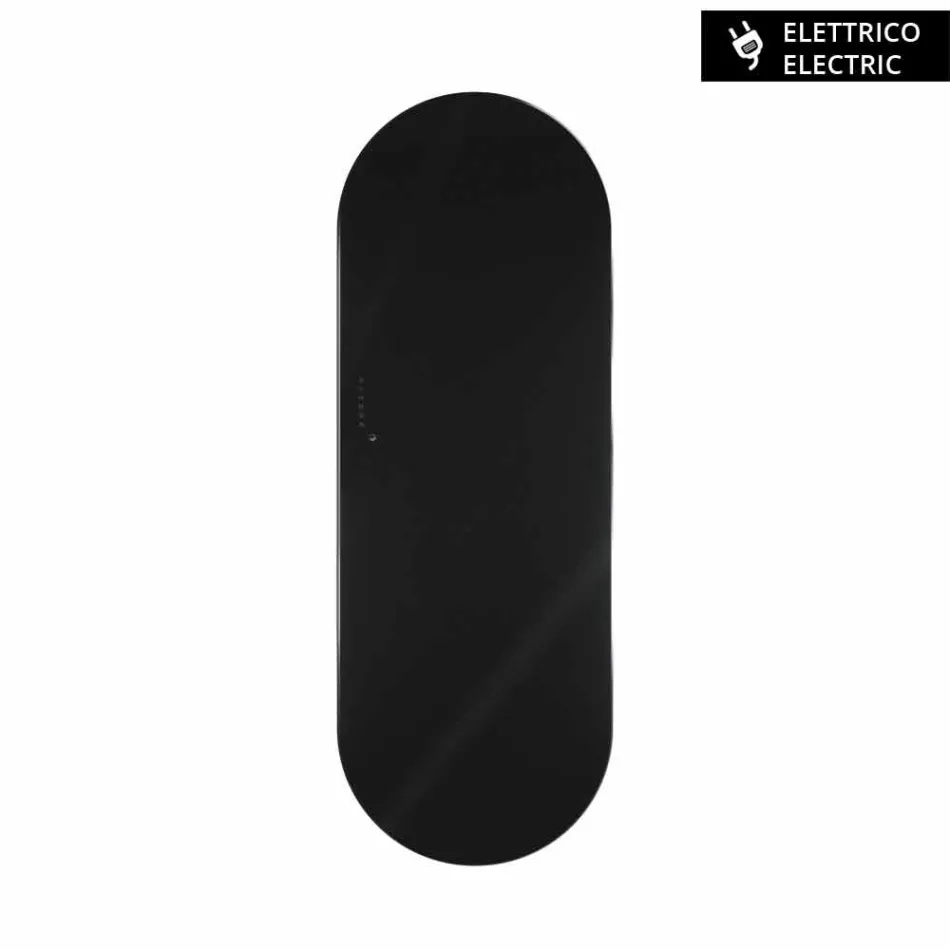 Termoarredo elektrické provedení Brian tvrzené sklo, vyrobeno v Itálii Viadurini