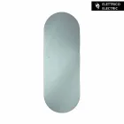 Termoarredo elektrické provedení Brian tvrzené sklo, vyrobeno v Itálii Viadurini