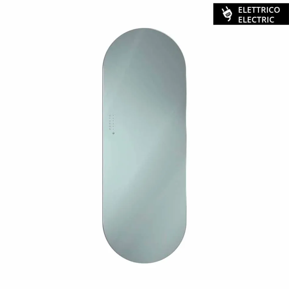 Termoarredo elektrické provedení Brian tvrzené sklo, vyrobeno v Itálii Viadurini