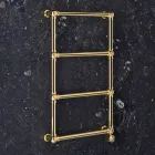 Elektrický modulární chladič v chromu nebo zlaté mosazi při 200 W - Caesar Viadurini