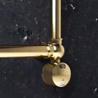 Elektrický modulární chladič v chromu nebo zlaté mosazi při 200 W - Caesar Viadurini