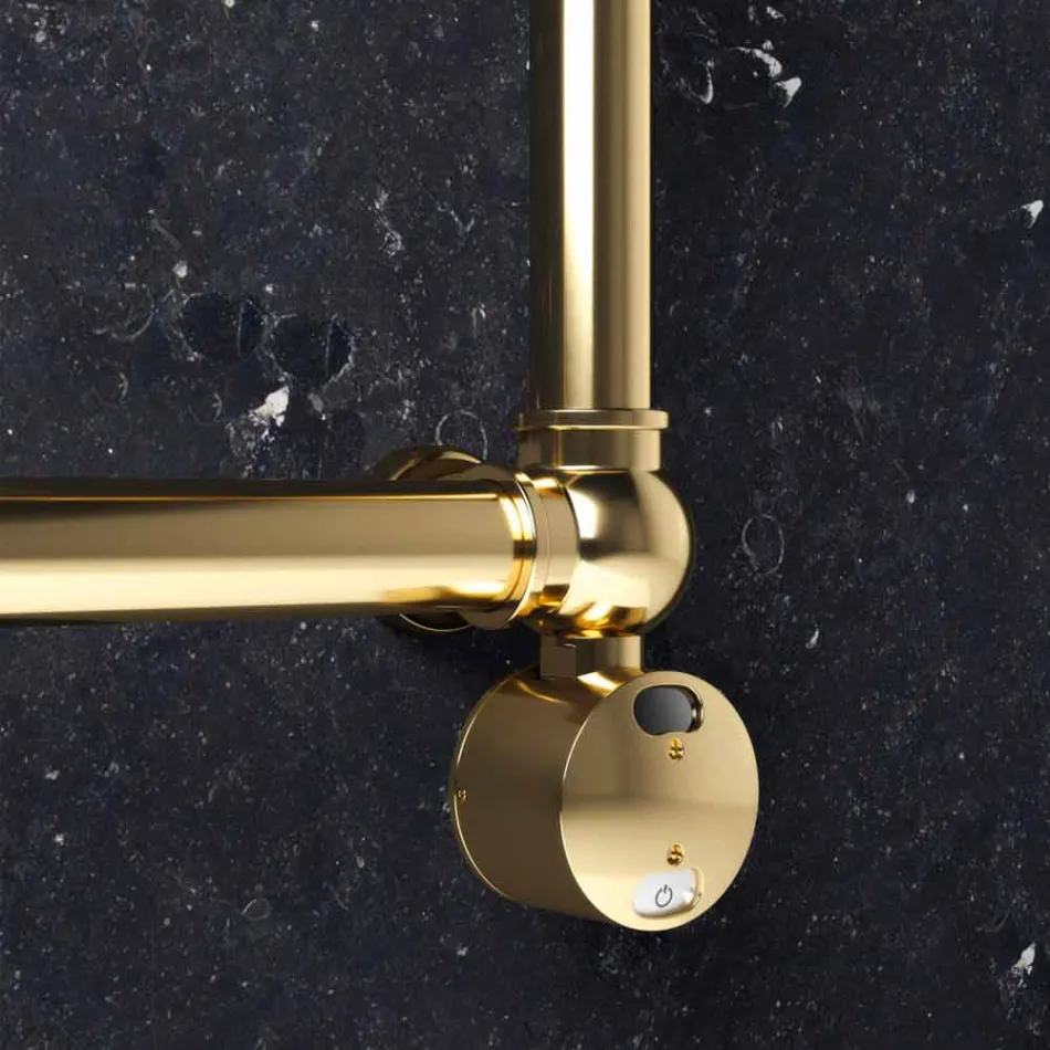 Elektrický modulární chladič v chromu nebo zlaté mosazi při 200 W - Caesar Viadurini