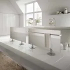 Moderní designový elektrický radiátor v bílé hvězdě Viadurini