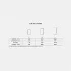 Termoarredo elektrické provedení zrcadlo skončit 1500W Barry Viadurini