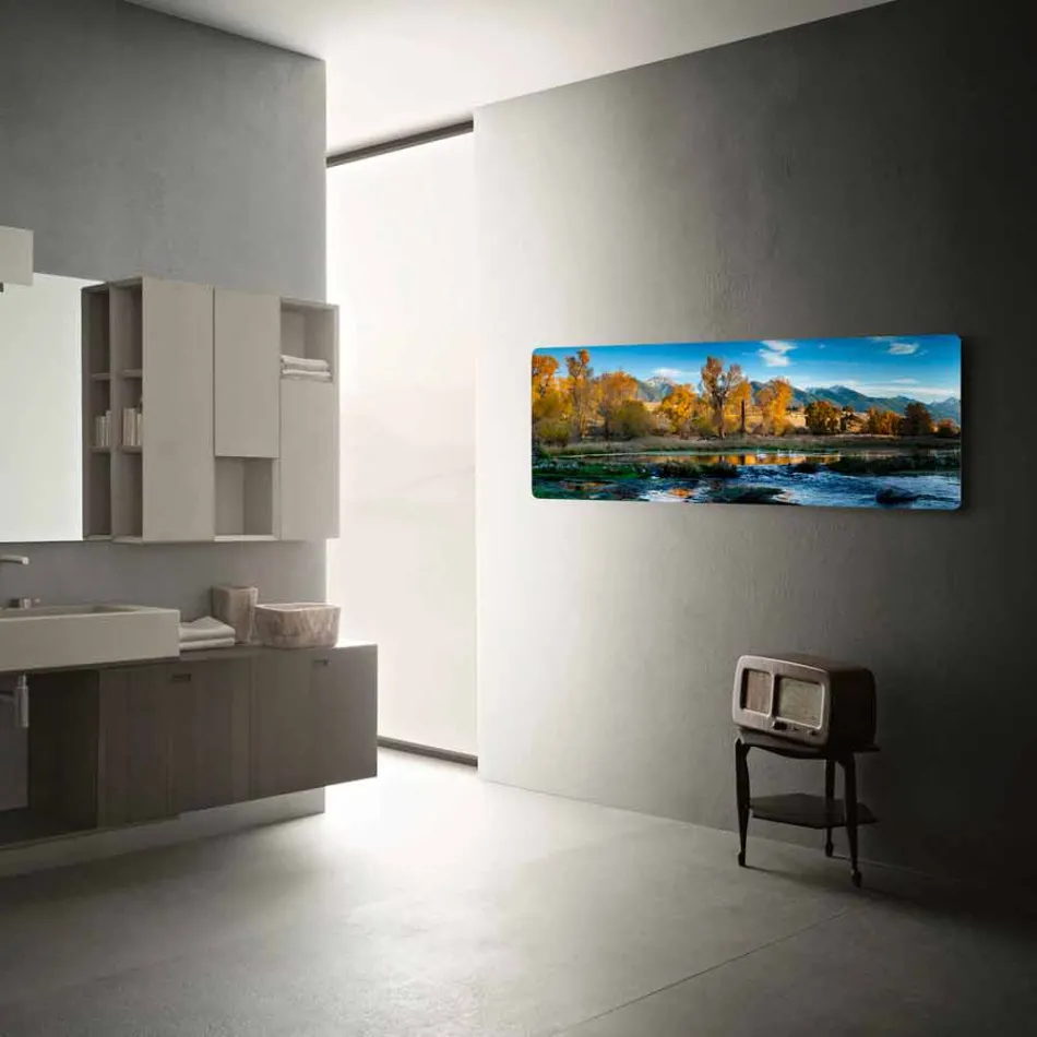 Termoarredo elektrický moderní design přizpůsobené s fotografiemi Jonny Viadurini