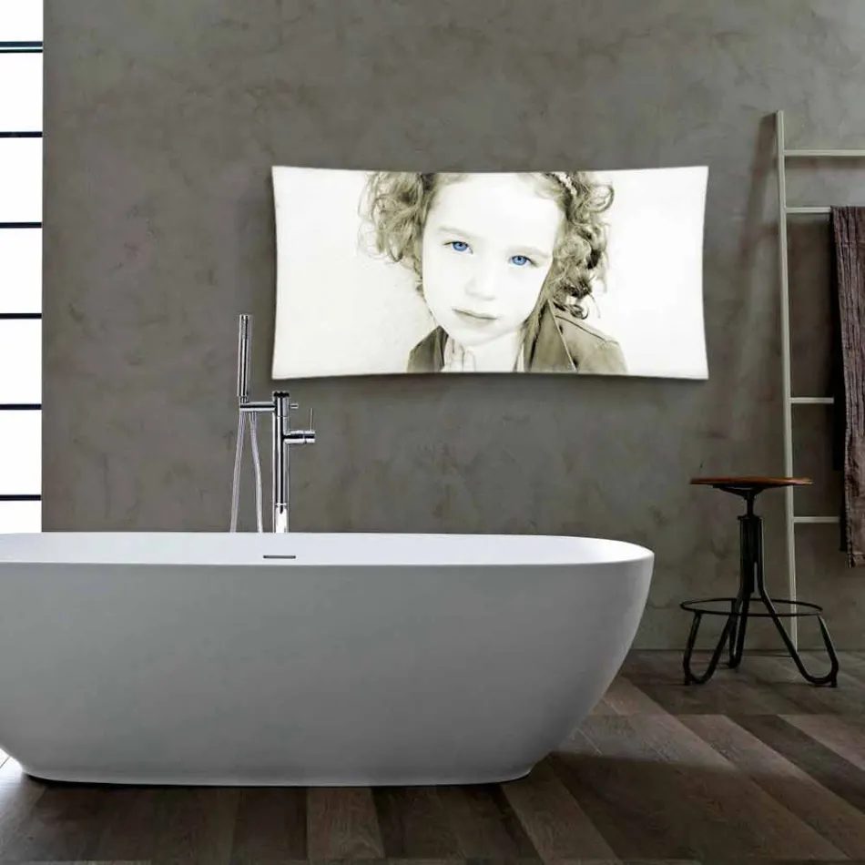 elektrický radiátor konstrukce s fotografiemi Barry tvrzeného skla Viadurini