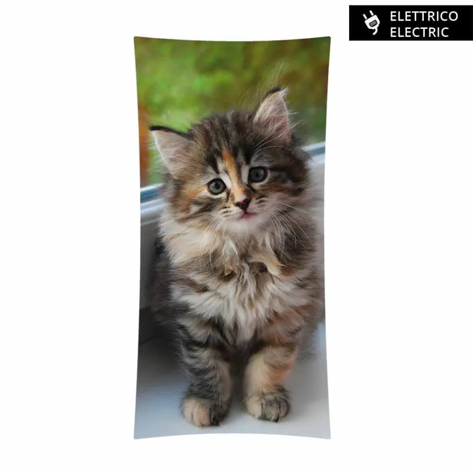 elektrický radiátor konstrukce s fotografiemi Barry tvrzeného skla Viadurini