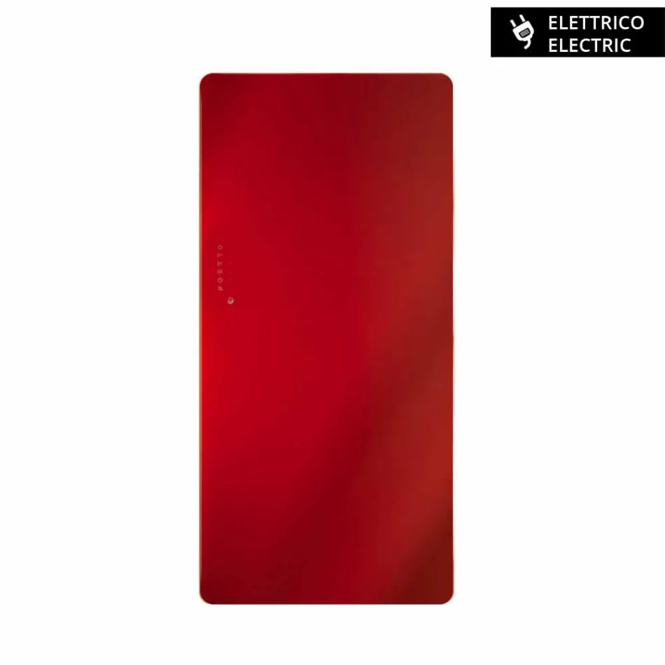 Elektrické provedení Termoarredo v Jonny tvrzeného skla Viadurini