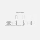 Elektrické provedení Termoarredo v Jonny tvrzeného skla Viadurini