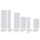 Elektrický radiátor do 1400W v italském mramorovém prášku - Texturee Viadurini