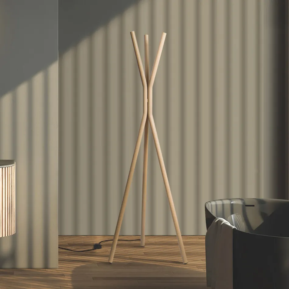 Volně stojící ocelový elektrický radiátor s nožním spínačem - stromeček Viadurini