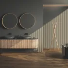 Volně stojící ocelový elektrický radiátor s nožním spínačem - stromeček Viadurini