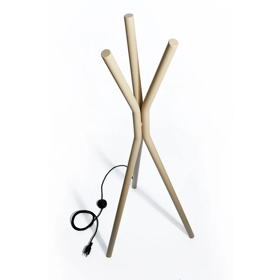 Volně stojící ocelový elektrický radiátor s nožním spínačem - stromeček Viadurini