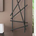 Elektrický ocelový radiátor s kulatými trubkami vyrobený v Itálii - náhodný Viadurini