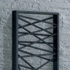 Elektrické radiátory v oceli, metropolitní styl Mikado Scirocco H Viadurini