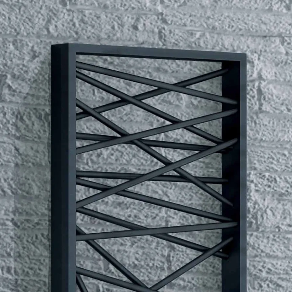 Elektrické radiátory v oceli, metropolitní styl Mikado Scirocco H Viadurini