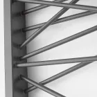 Elektrické radiátory v oceli, metropolitní styl Mikado Scirocco H Viadurini