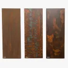 Elektrický radiátor z italského mramorového prášku s Cortenovým efektem - Lines Viadurini