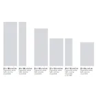 Elektrický radiátor v italském mramorovém prášku Corten Effect - Lines Viadurini