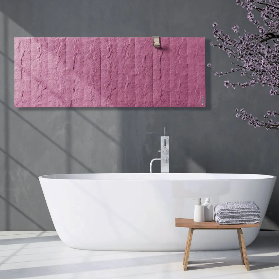 Elektrický radiátor z italského mramorového prášku do 1400 Watt - Terraa Viadurini