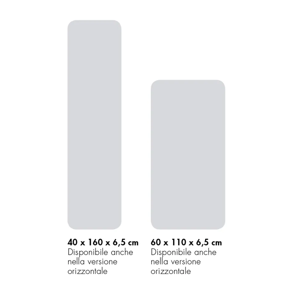 Elektrický radiátor z italského mramorového prášku do 1000 Watt - Stilee Viadurini