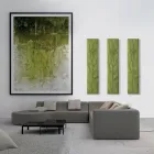 Elektrický radiátor z italského mramorového prášku Výnos 350 Watt - Naturae Viadurini