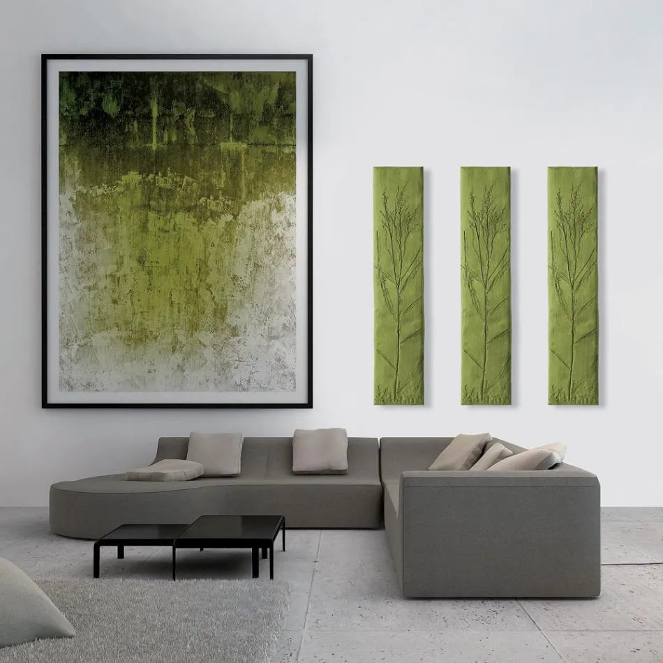 Elektrický radiátor z italského mramorového prášku Výnos 350 Watt - Naturae Viadurini