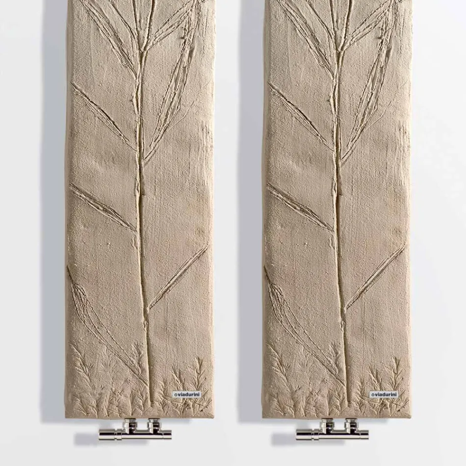 Elektrický radiátor z italského mramorového prášku Výnos 350 Watt - Naturae Viadurini