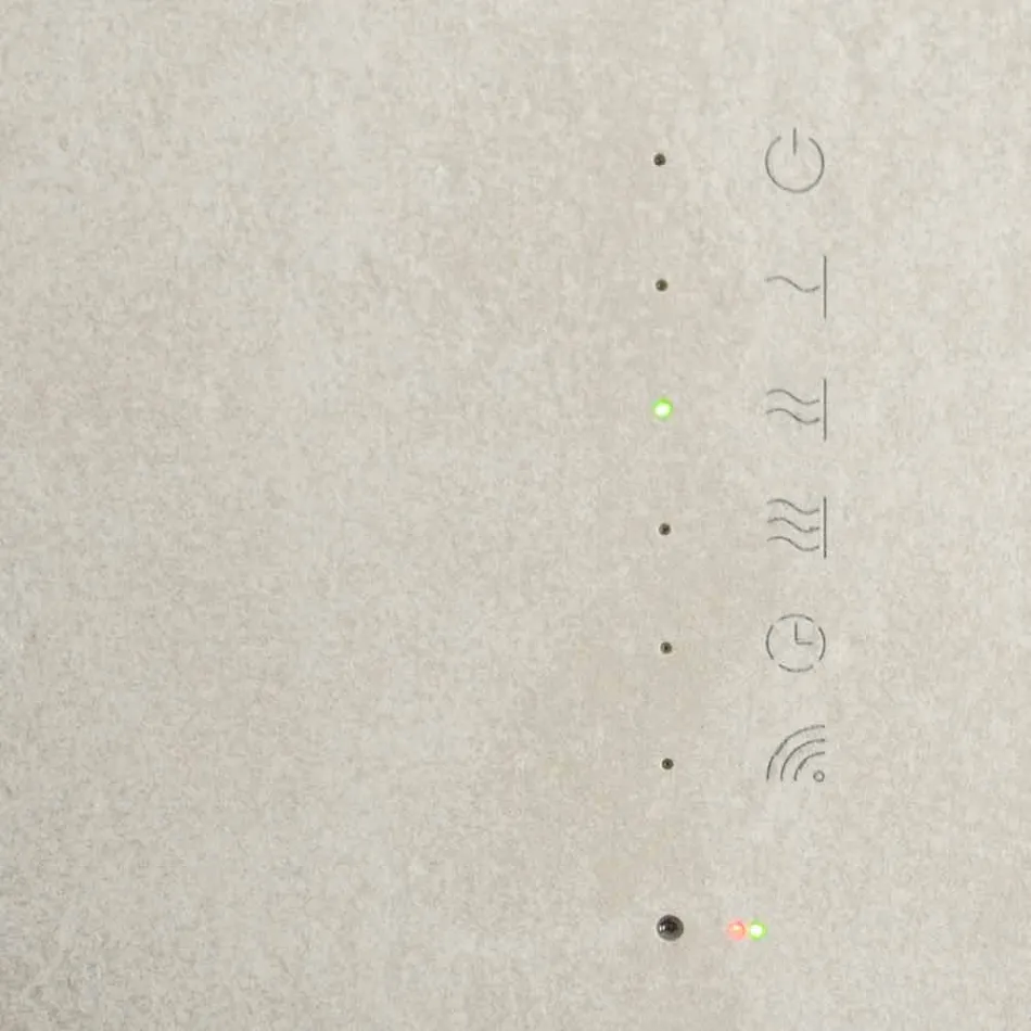 Elektrický tvrzený skleněný radiátor s povrchovou úpravou Jonny Viadurini