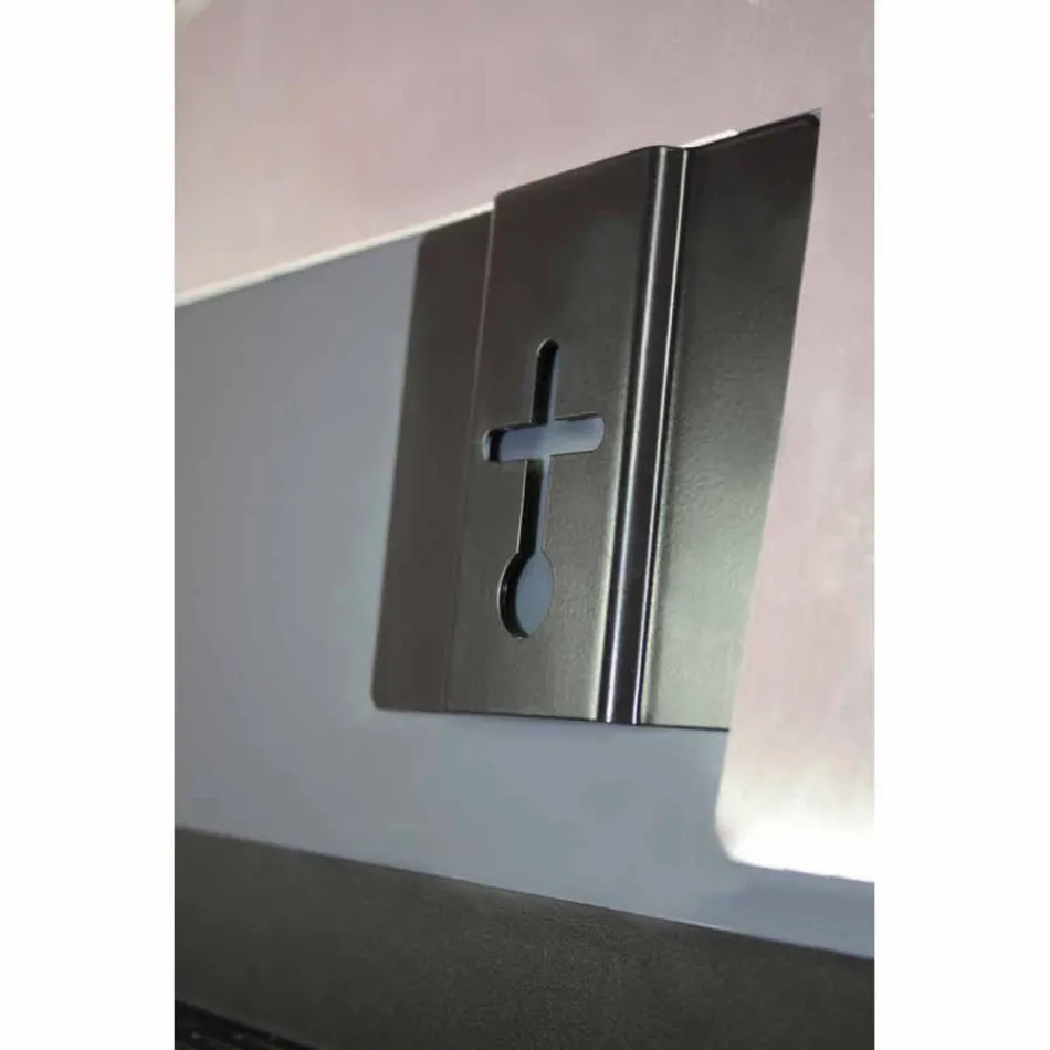 Elektrický tvrzený skleněný radiátor s povrchovou úpravou Jonny Viadurini