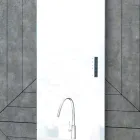 Elektrický radiátor vyrobený ze skla a hliníku Made in Italy - Glazura Viadurini