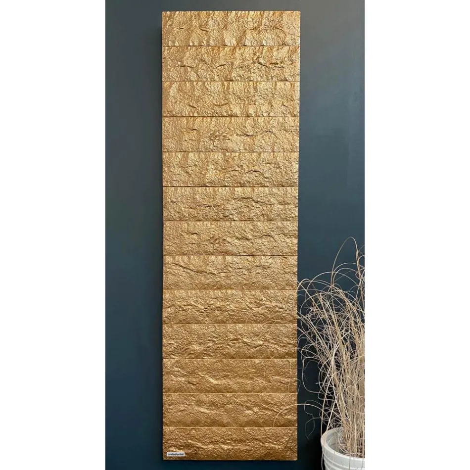 Hybridní radiátor až 1400 Watt v italském mramorovém prášku - Terraa Viadurini