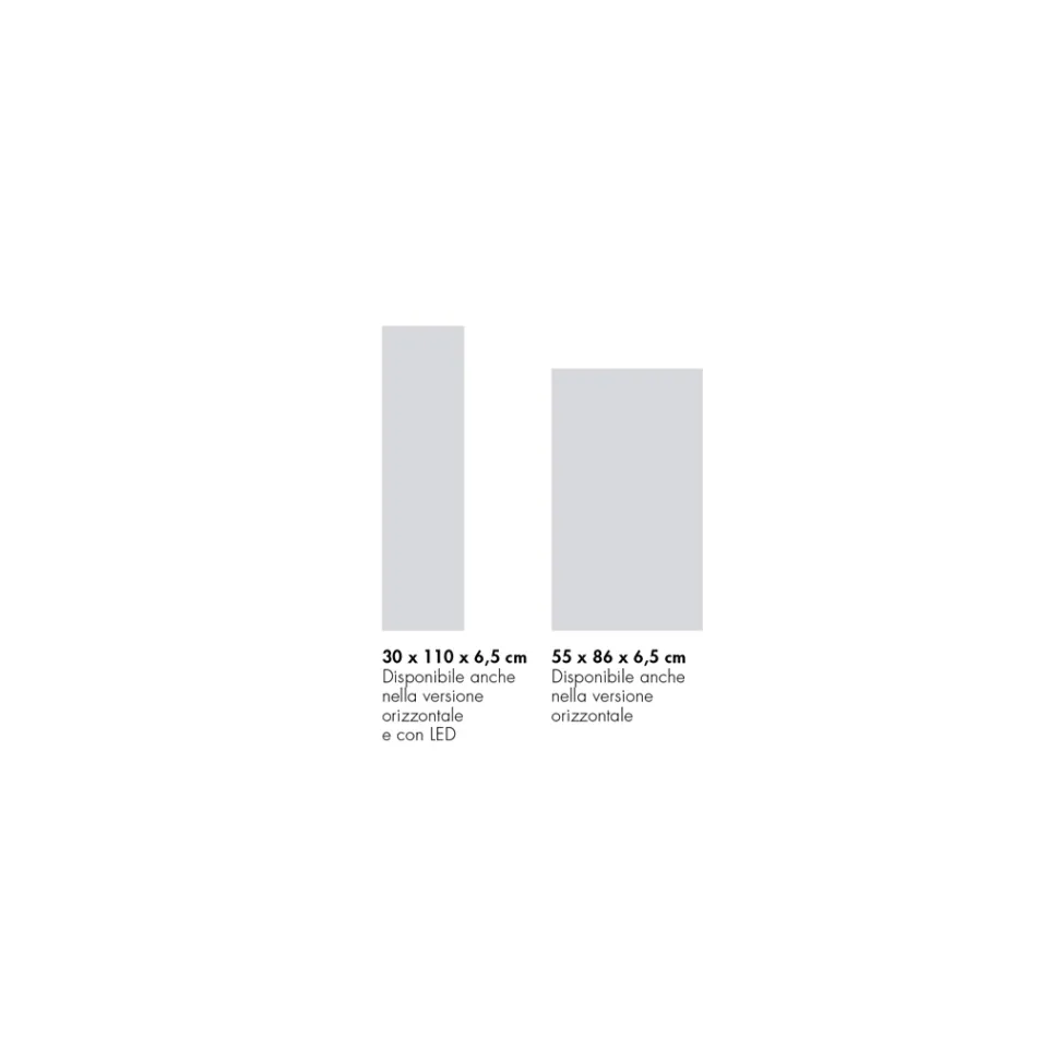 Hybridní radiátor z italského mramorového prášku Corten Effect - Terraa Viadurini