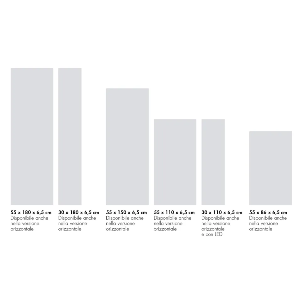 Přizpůsobitelný hybridní radiátor v mramorovém prášku Made in Italy - Lineep Viadurini