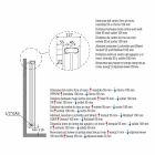 Návrh hydraulického nástěnného radiátoru Nízký moderní vertikální 1824 W - Picchio Viadurini