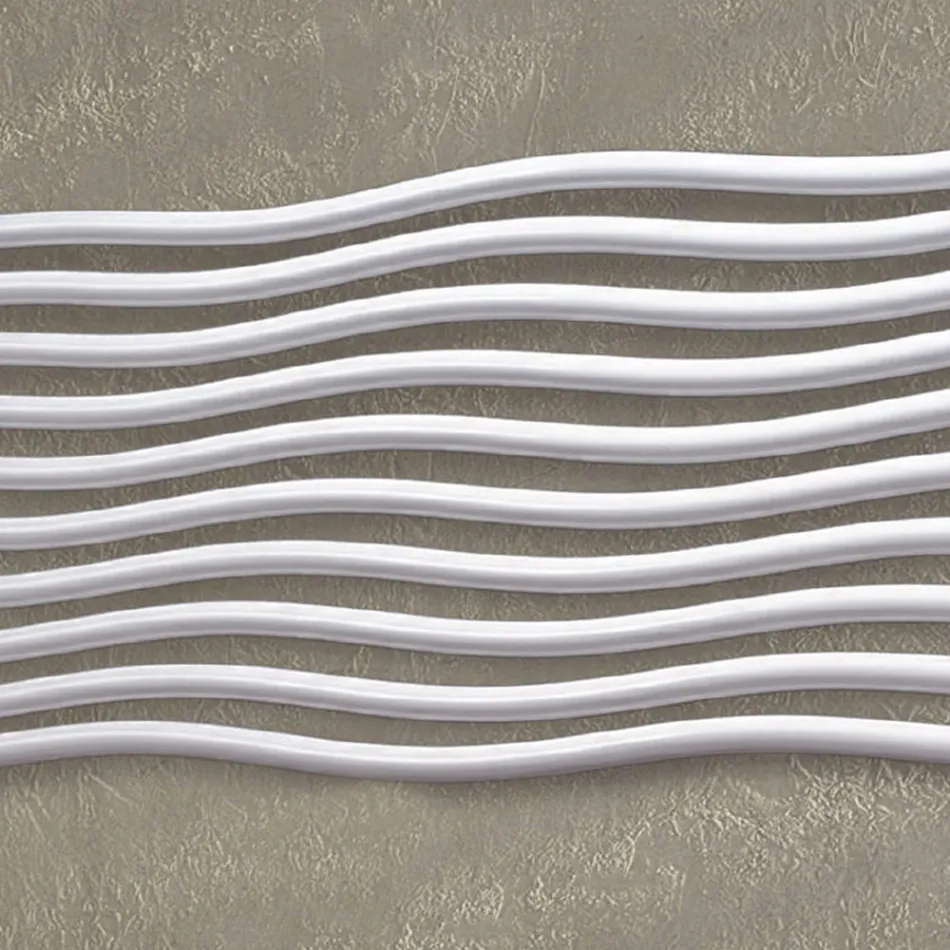 Hydraulický radiátor se zakřivenými vodorovnými prvky Made in Italy - Zucchero Viadurini