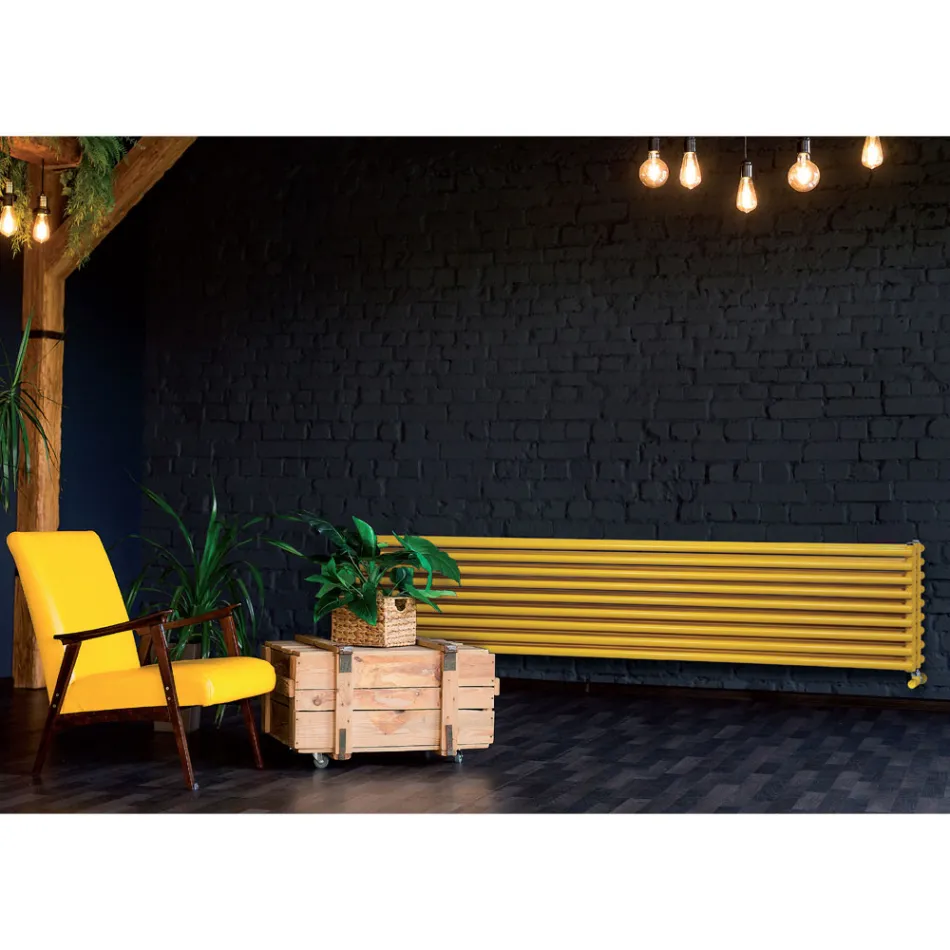 Hydraulický chladič s trojitou řadou horizontálních prvků Made in Italy - Caramella Viadurini