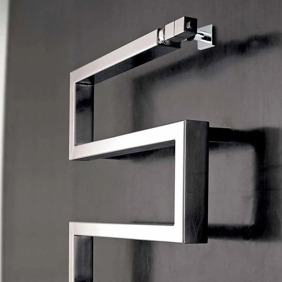 Hydraulické chrom Termoarredo hada Scirocco H, moderní design Viadurini