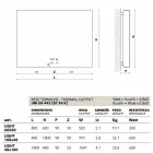 Hydraulický návrh chladič, ocelový kryt, Scirocco H Light Viadurini